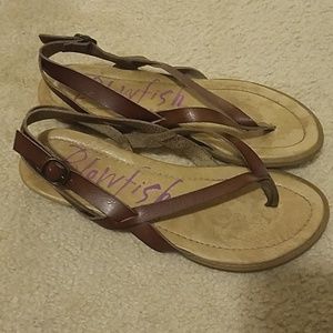 Brown sandals